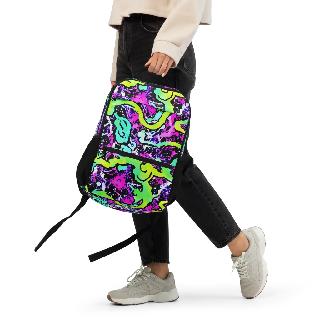 Psychedelic Stampede on Utility Backpack — Front