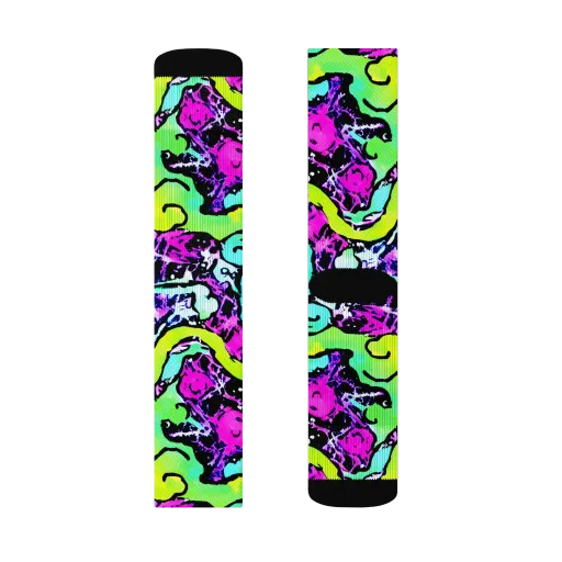 Psychedelic Stampede on a Socks
