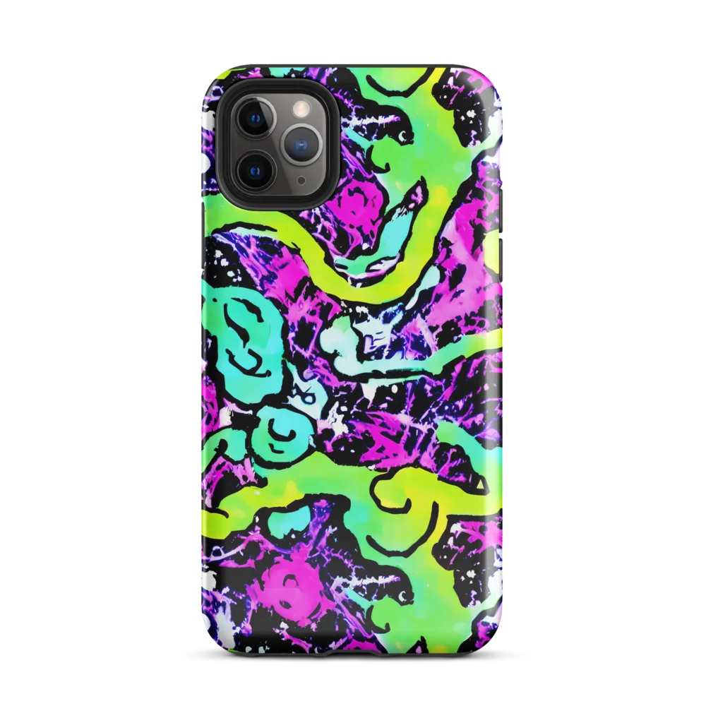 Psychedelic Stampede on Tough Case for iPhone® — Front