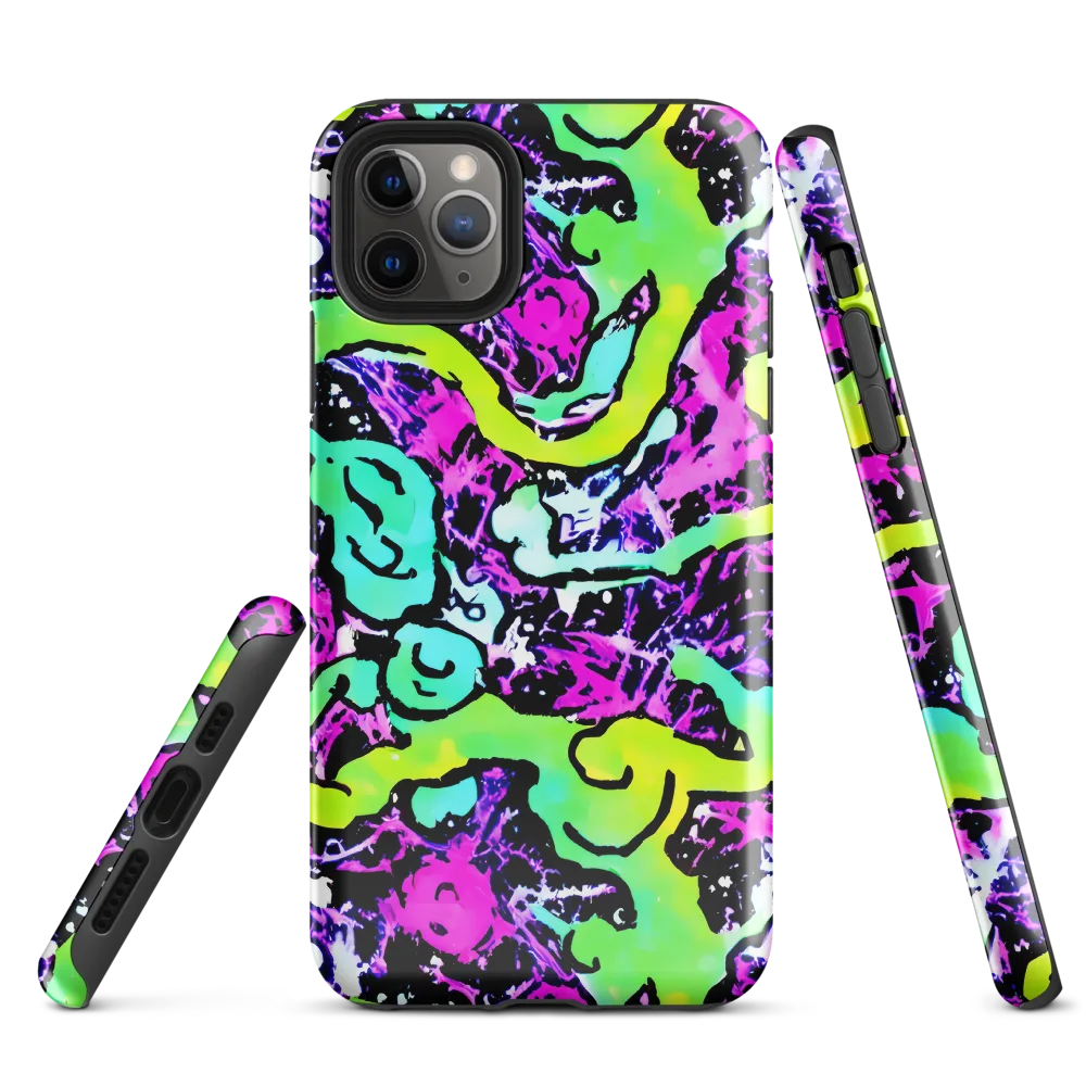 Psychedelic Stampede on Tough Case for iPhone® — Front