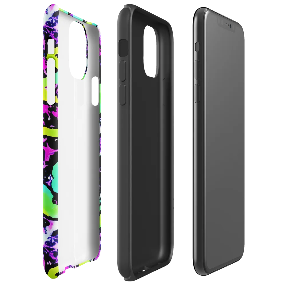 Psychedelic Stampede on Tough Case for iPhone® — Right