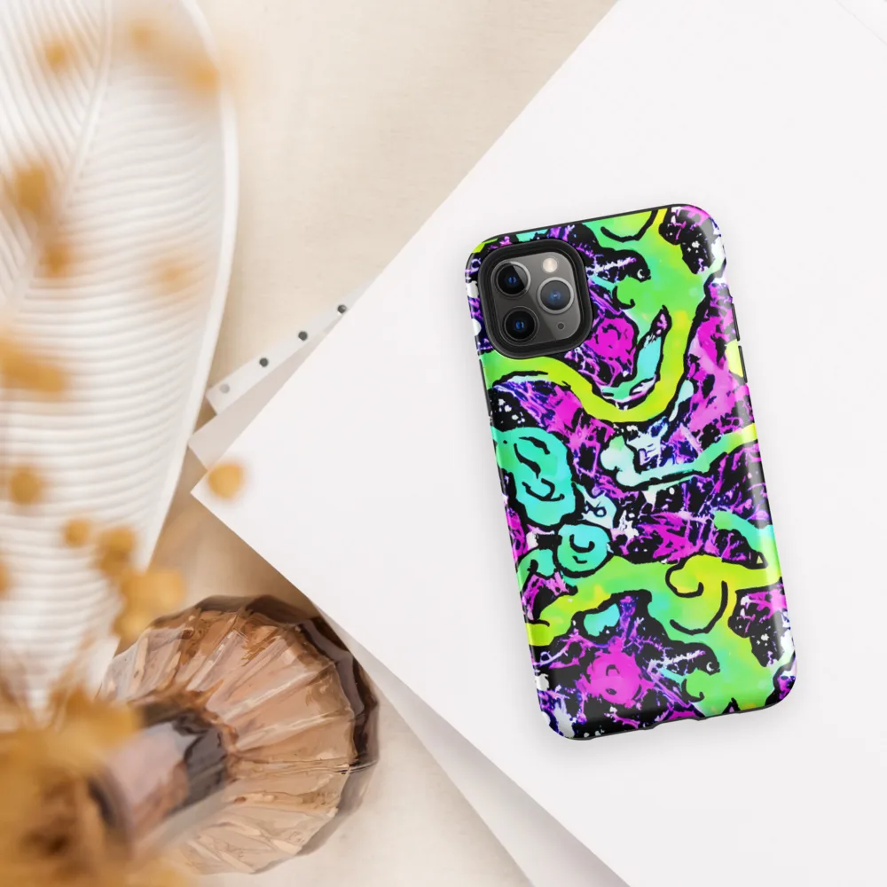 Psychedelic Stampede on Tough Case for iPhone® — Front