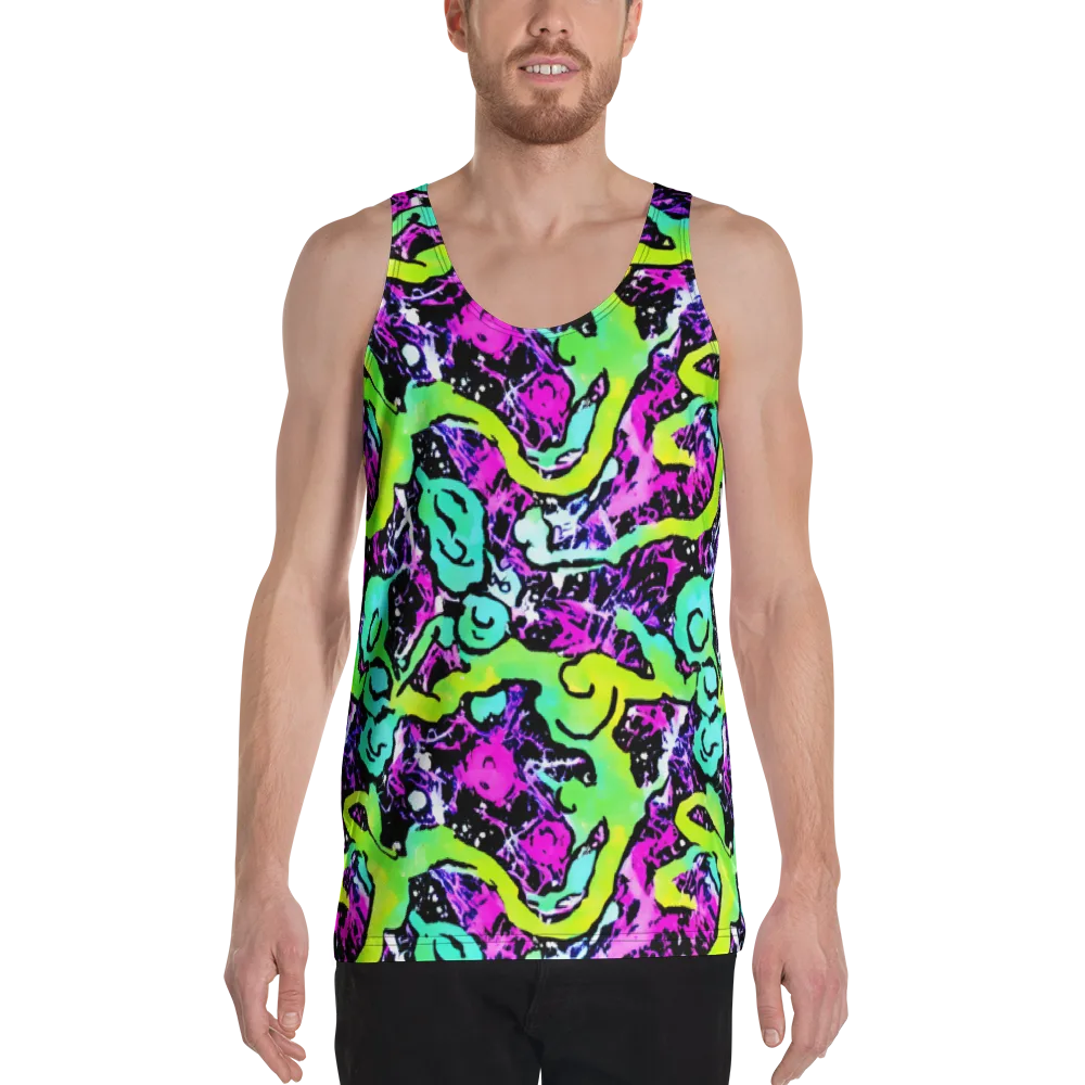 Psychedelic Stampede on Men's Tank Top — Front