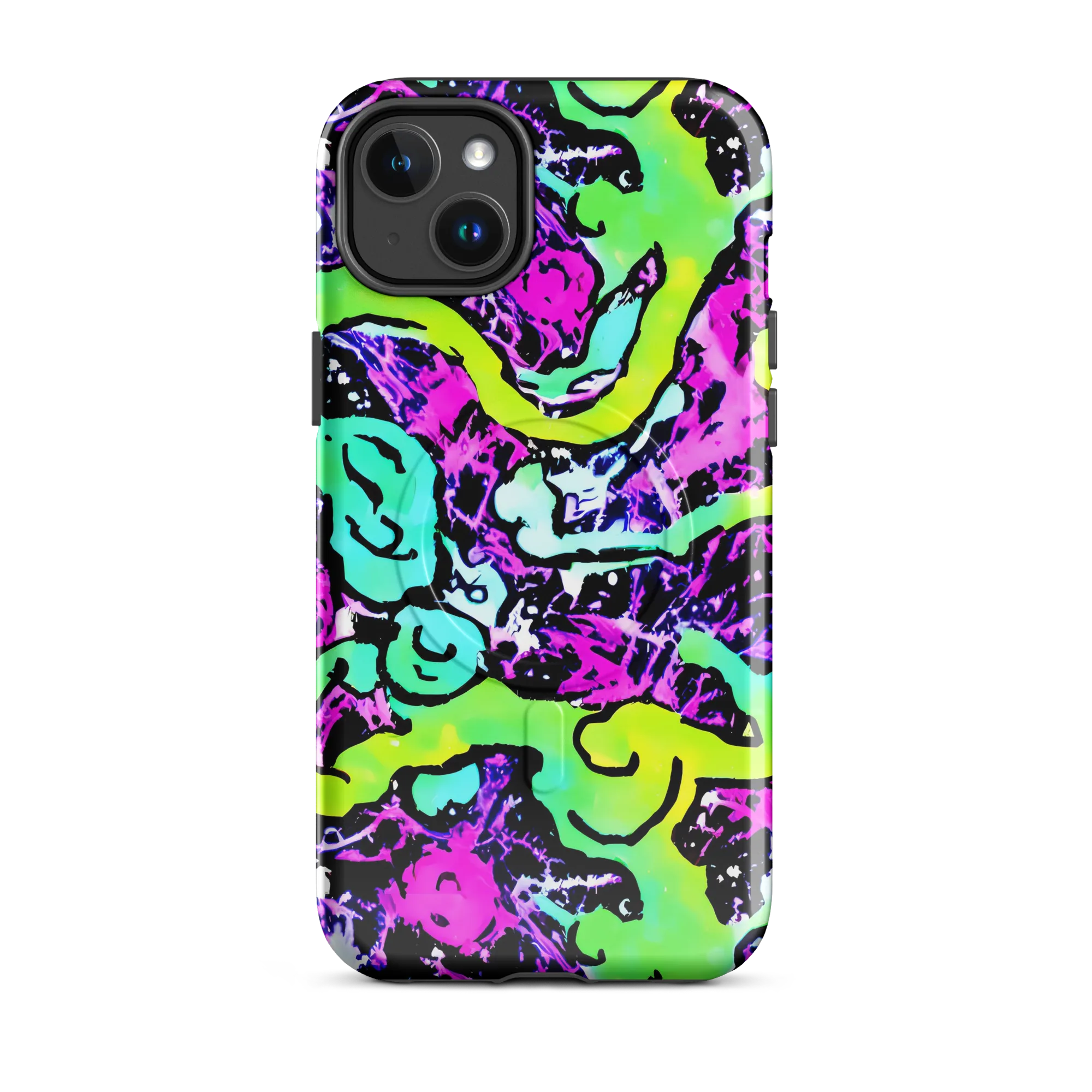 Psychedelic Stampede on MagSafe Tough Case for iPhone® — Front