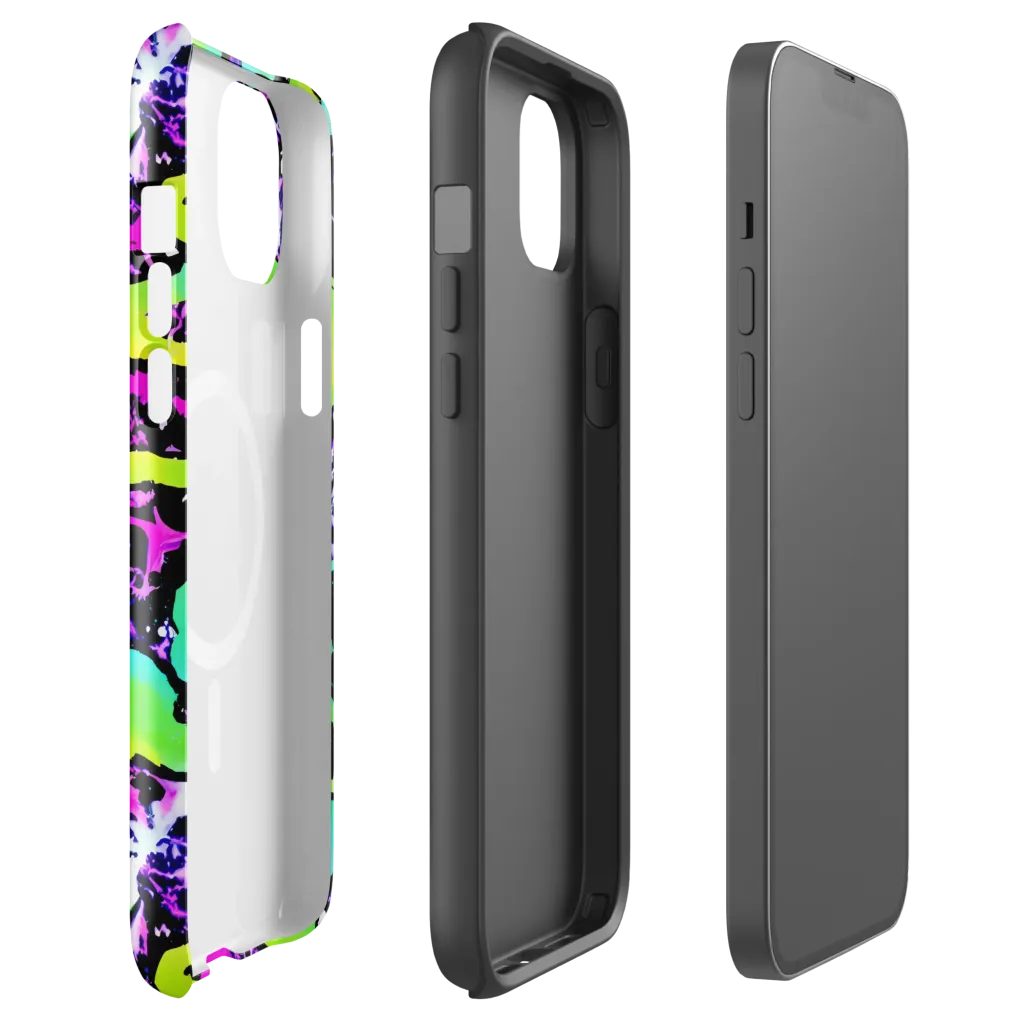 Psychedelic Stampede on MagSafe Tough Case for iPhone® — Front