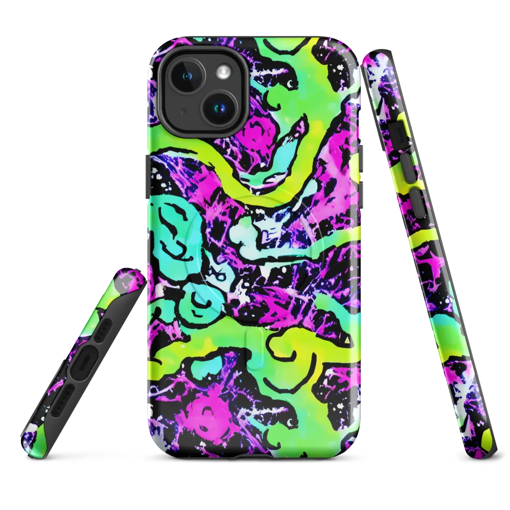 Psychedelic Stampede on MagSafe Tough Case for iPhone® — Front