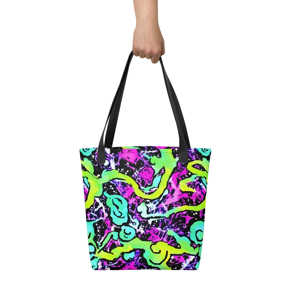 Psychedelic Stampede on Tote Bag — Front