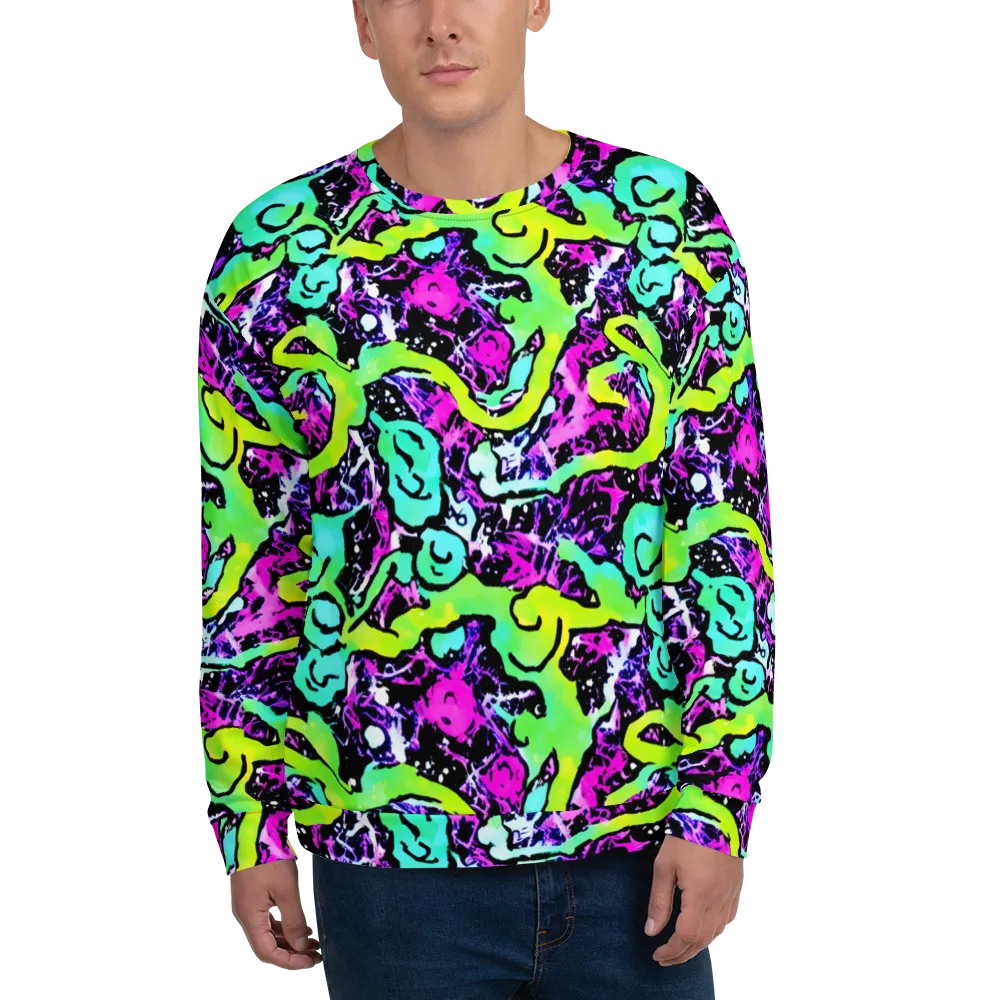 Psychedelic Stampede on Sweatshirt — Front