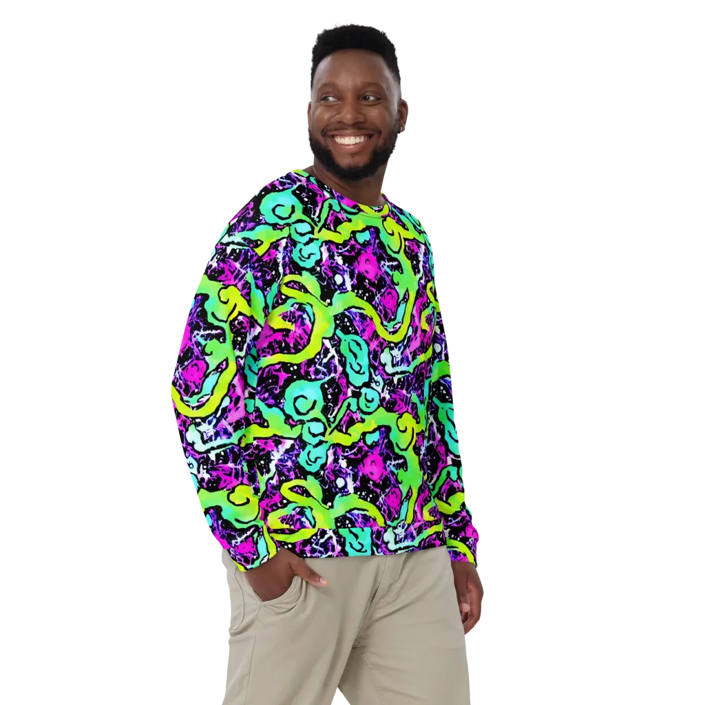Psychedelic Stampede on Sweatshirt — Front