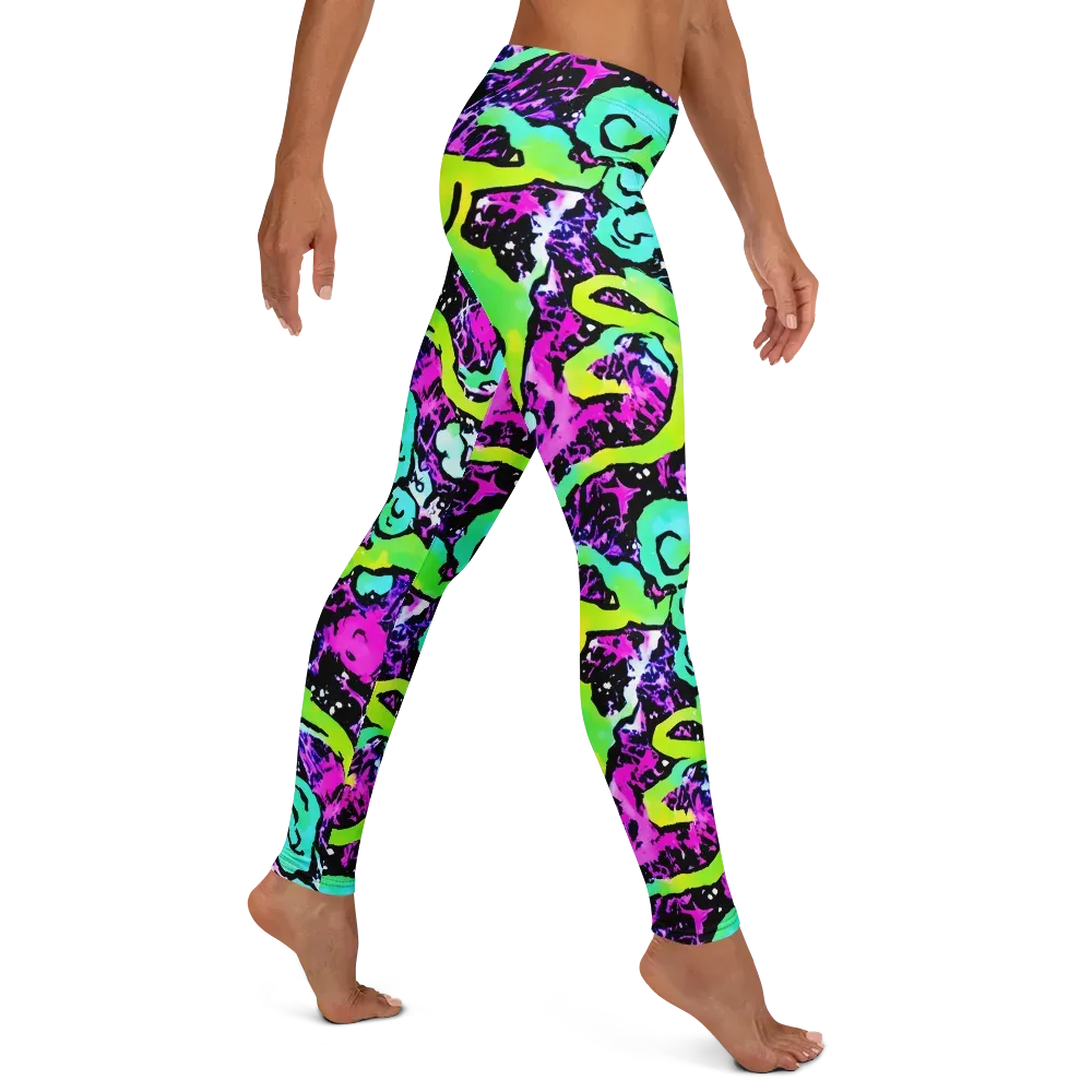Psychedelic Stampede on Leggings — Right