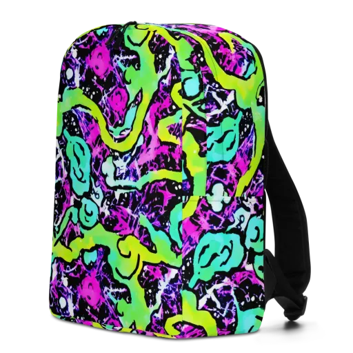 Psychedelic Stampede on a Minimalist Backpack