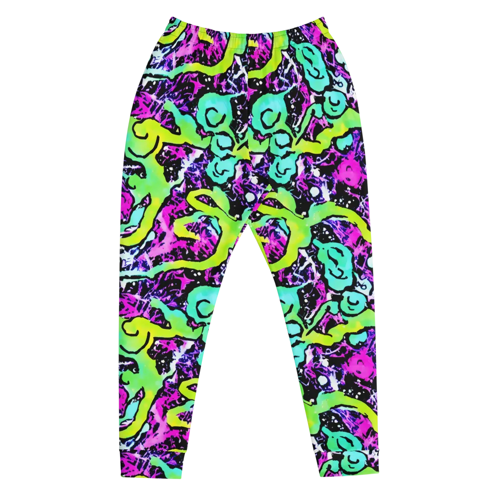 Psychedelic Stampede on Men's Joggers — Front
