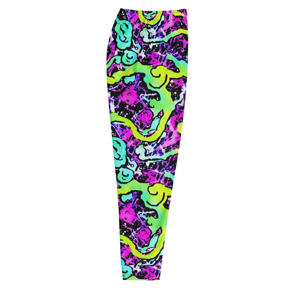 Psychedelic Stampede on Men's Joggers — Right