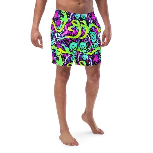 Psychedelic Stampede on a Swim Trunks