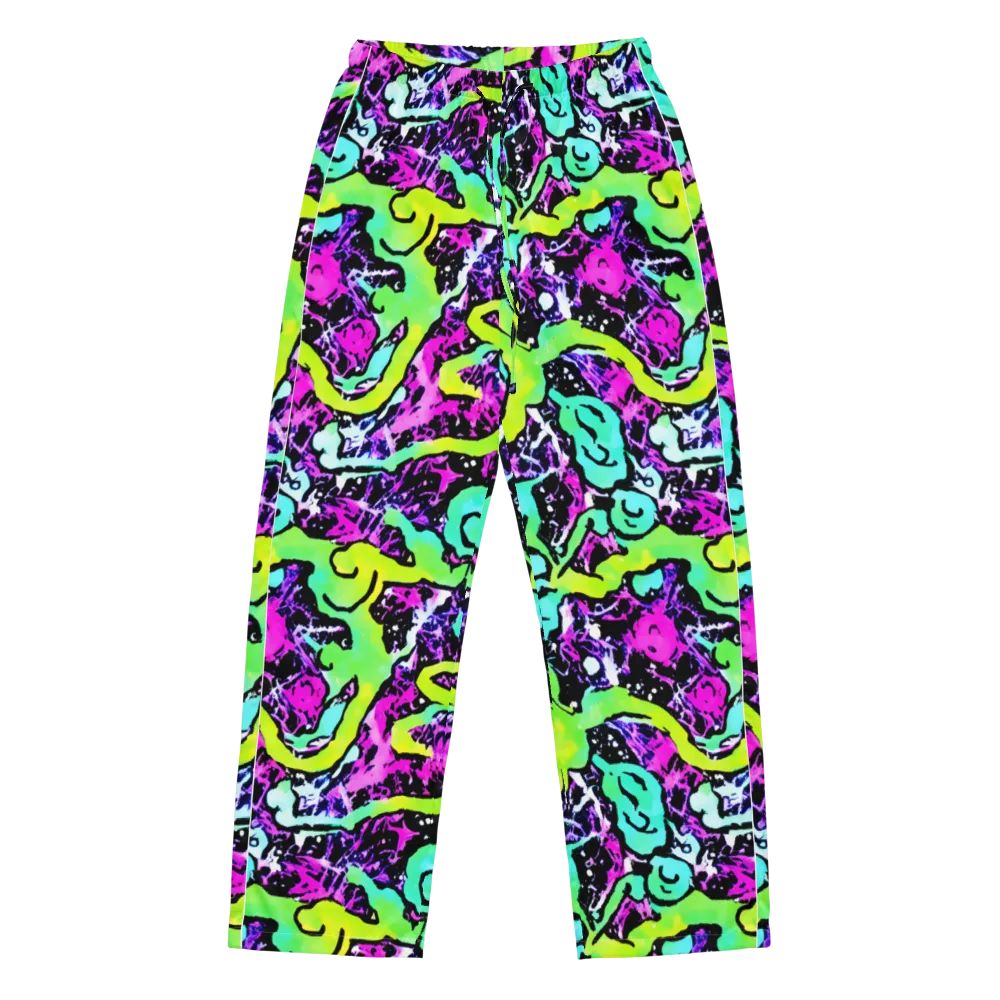 Psychedelic Stampede on Women's Pajama Pants — Front