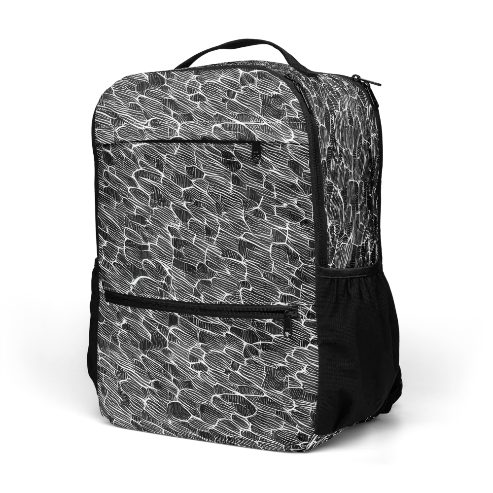 Noir Drift on Utility Backpack — Left Front