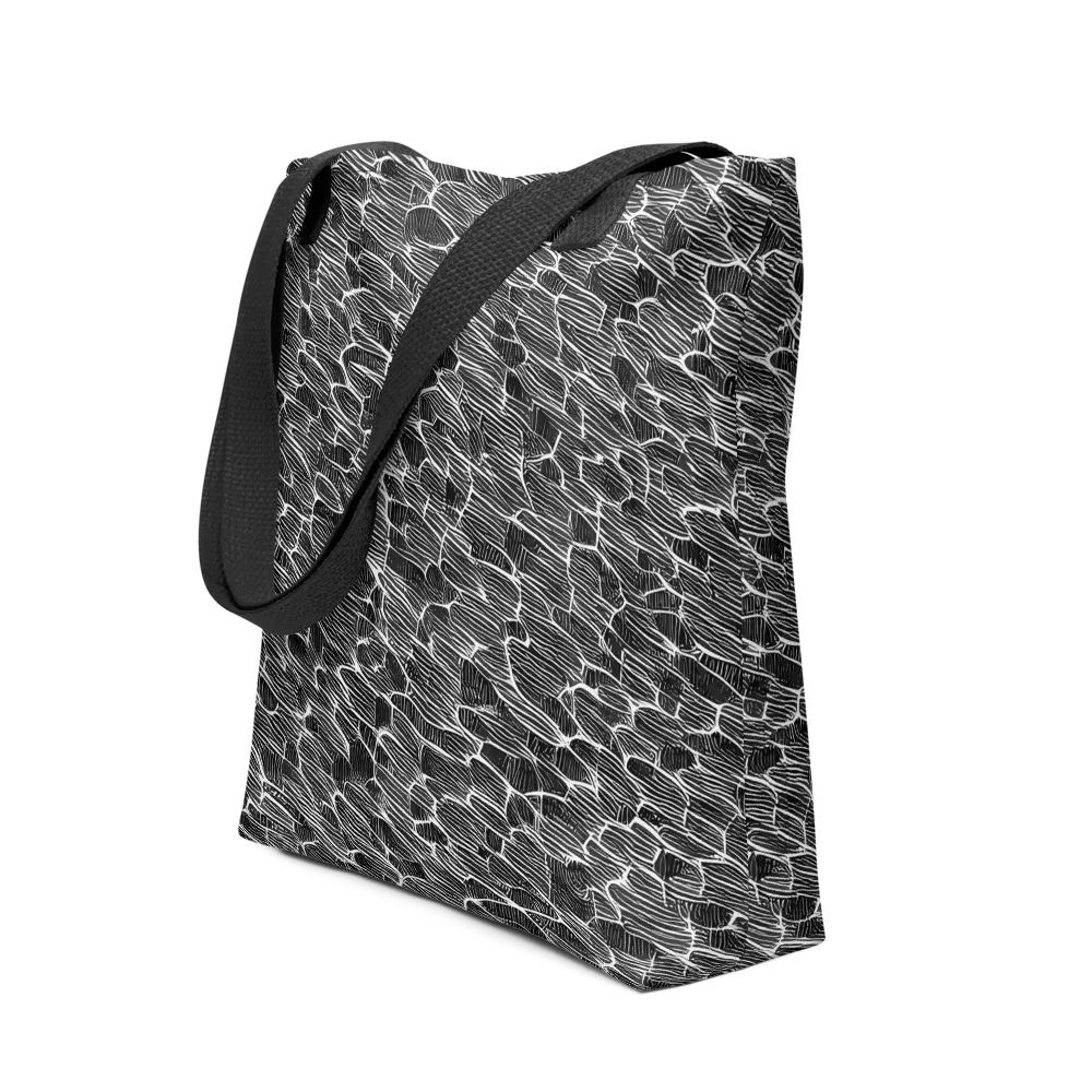 Noir Drift on Tote Bag — Front