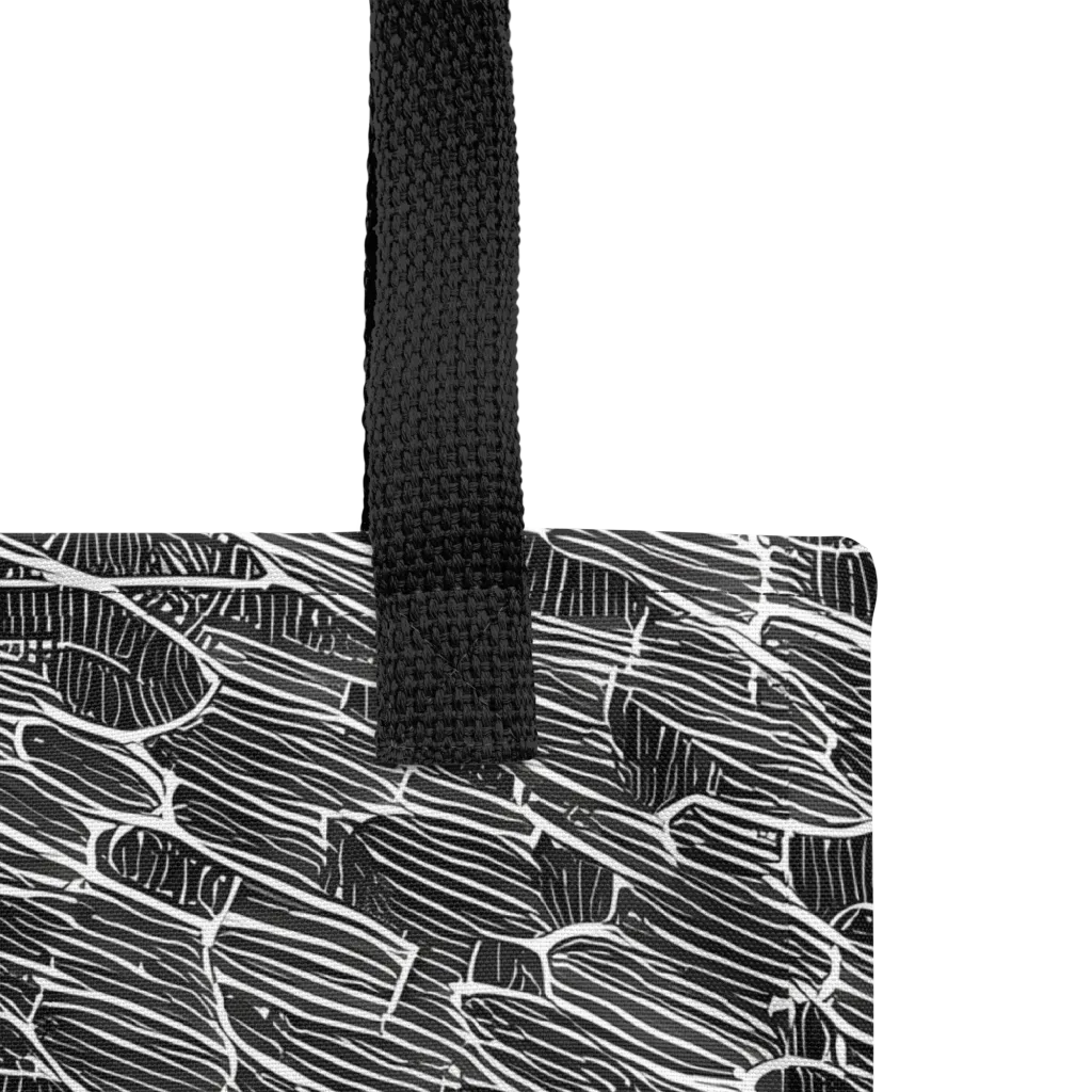 Noir Drift on Tote Bag — Product details