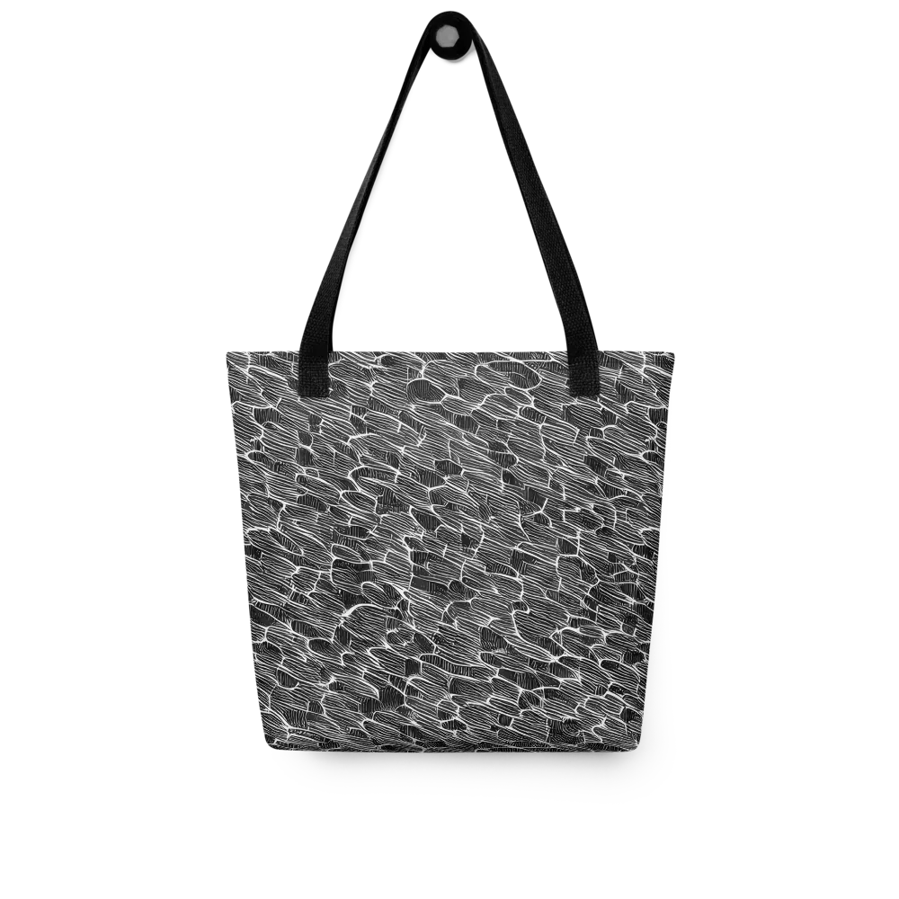 Noir Drift on Tote Bag — Front