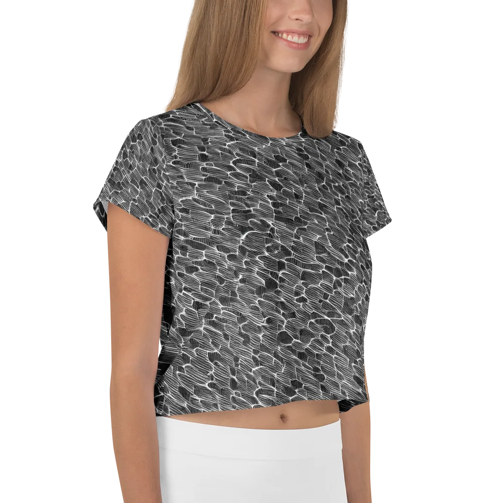Noir Drift on Crop Tee — Right