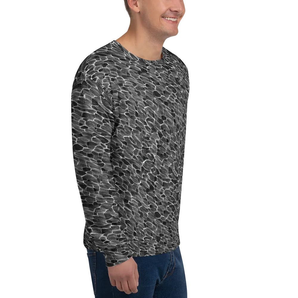 Noir Drift on Sweatshirt — Right Front
