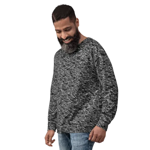 Noir Drift on a Sweatshirt