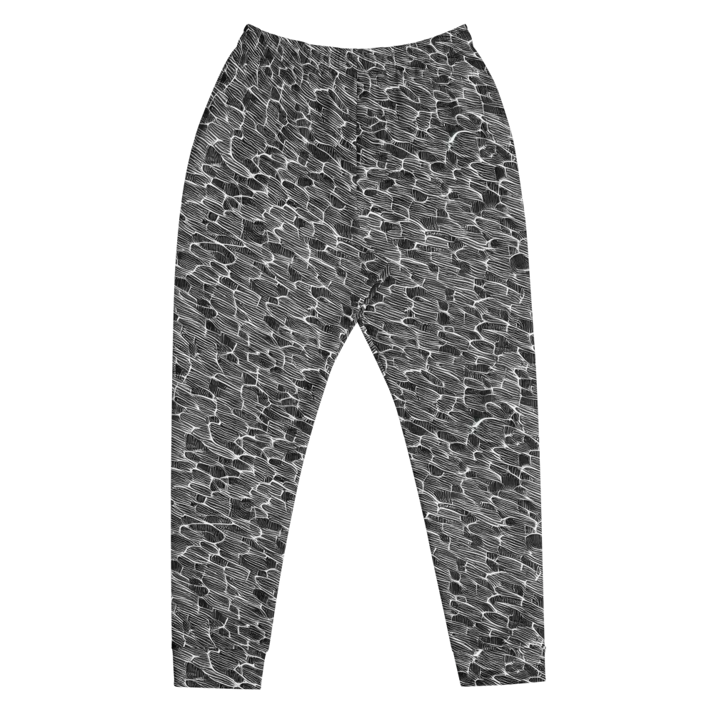 Noir Drift on Men's Joggers — Front
