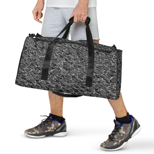 Noir Drift on a Duffle Bag