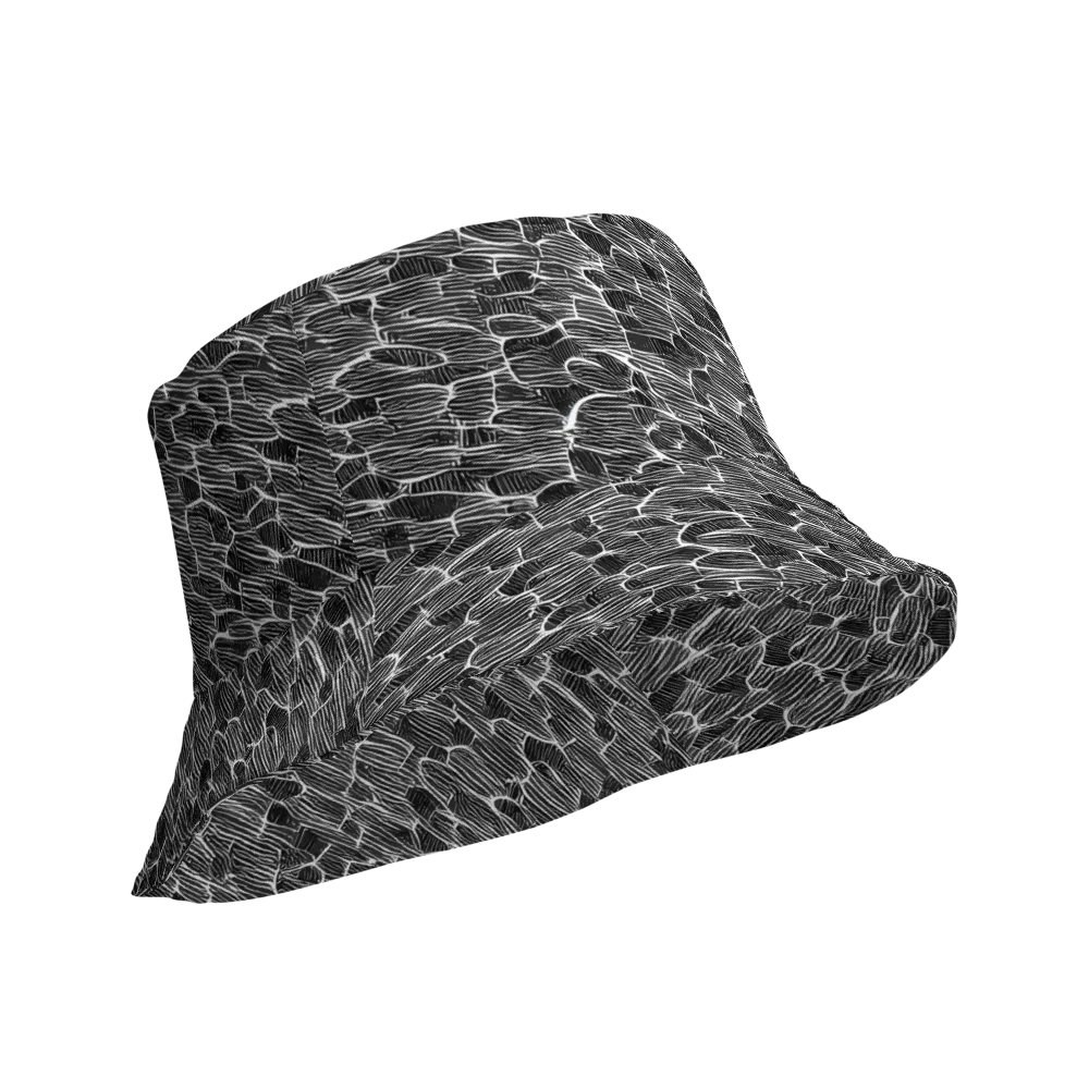 Noir Drift on Reversible Bucket Hat — Product details Outside