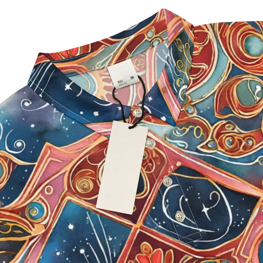 Celestial Filigree on Men's Slim Fit Polo Shirt — Product details