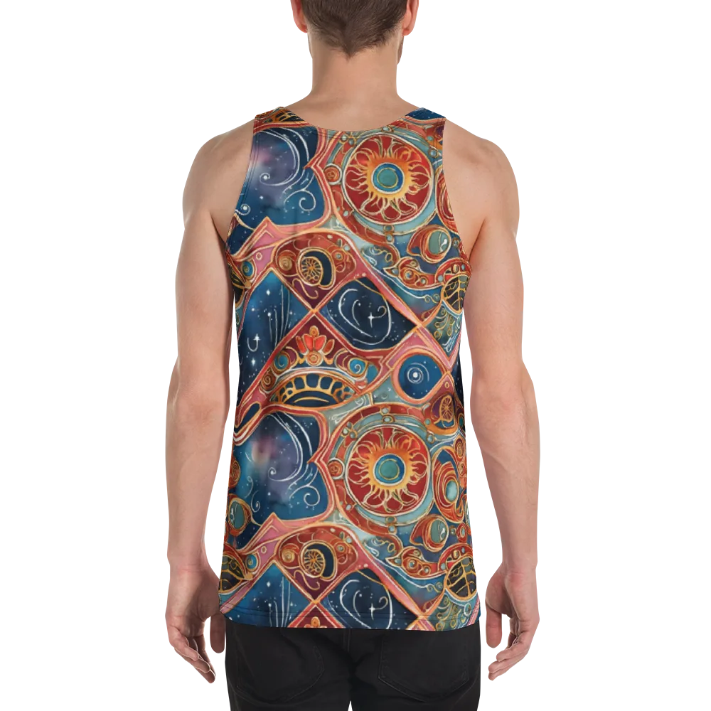 Celestial Filigree on Men's Tank Top — Back