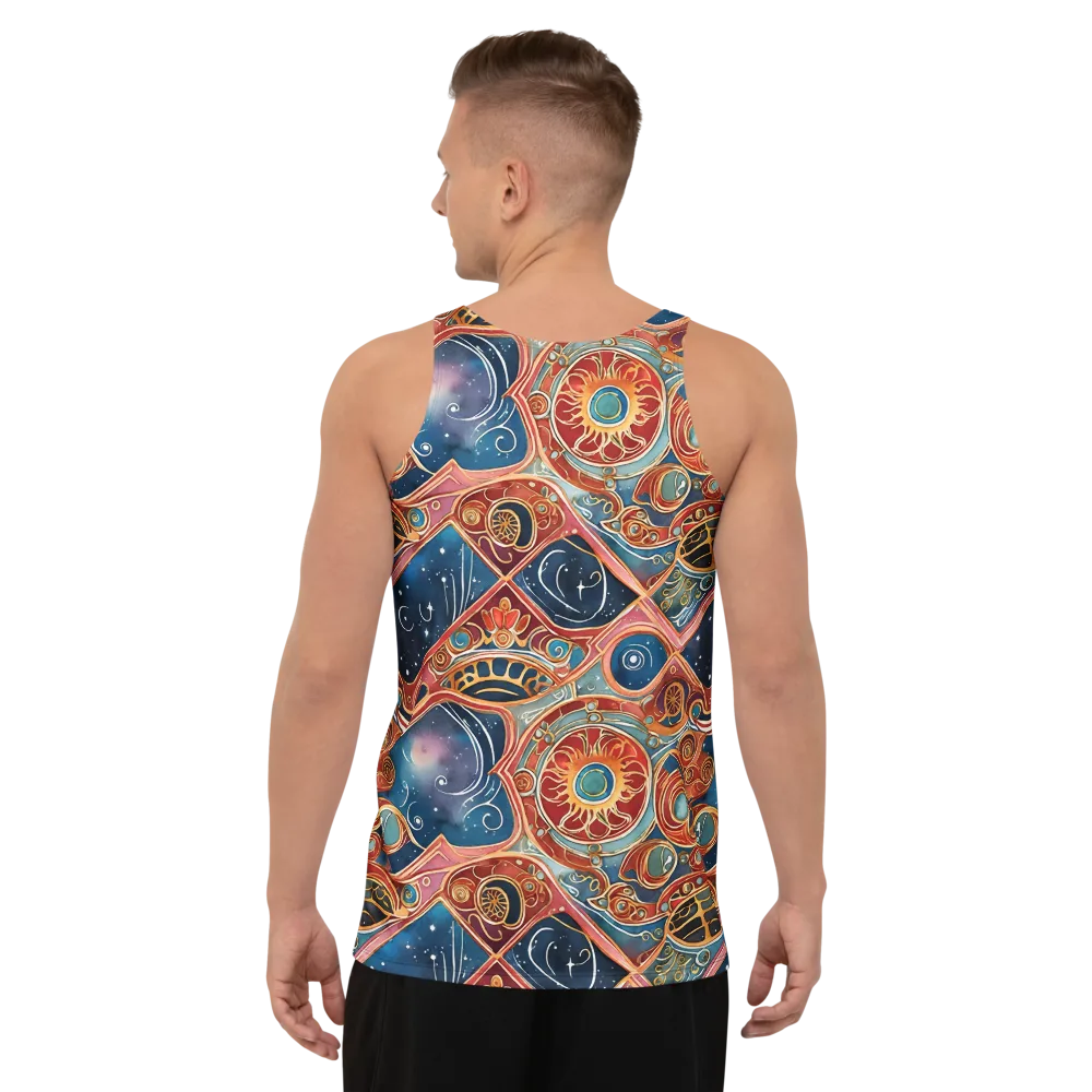 Celestial Filigree on Men's Tank Top — Back