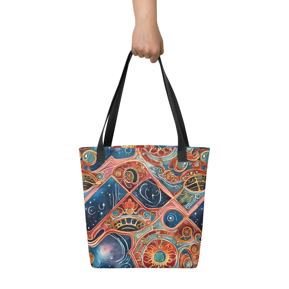 Celestial Filigree on Tote Bag — Front