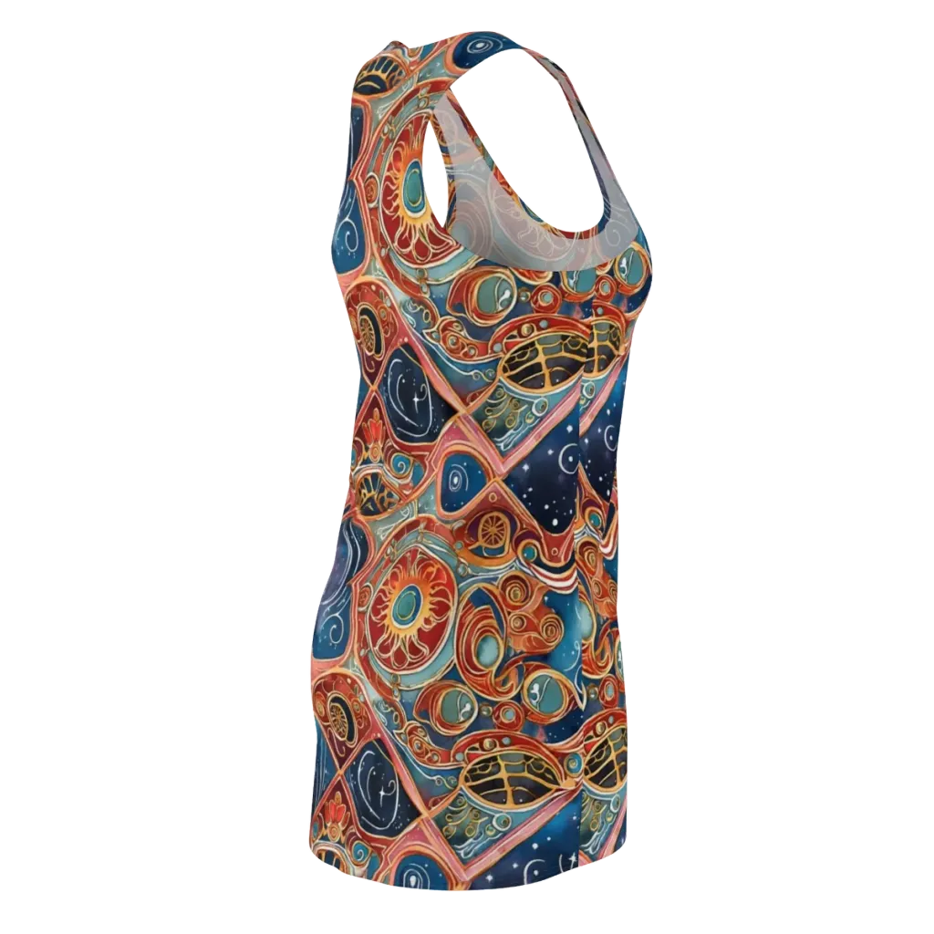 Celestial Filigree on Racerback Dress — Back Side