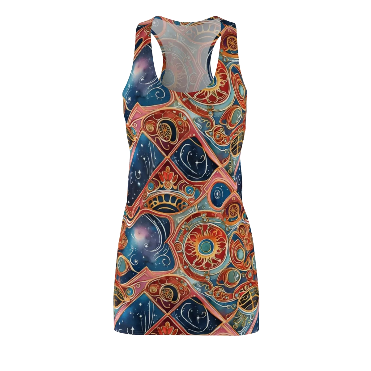 Celestial Filigree on Racerback Dress — Front