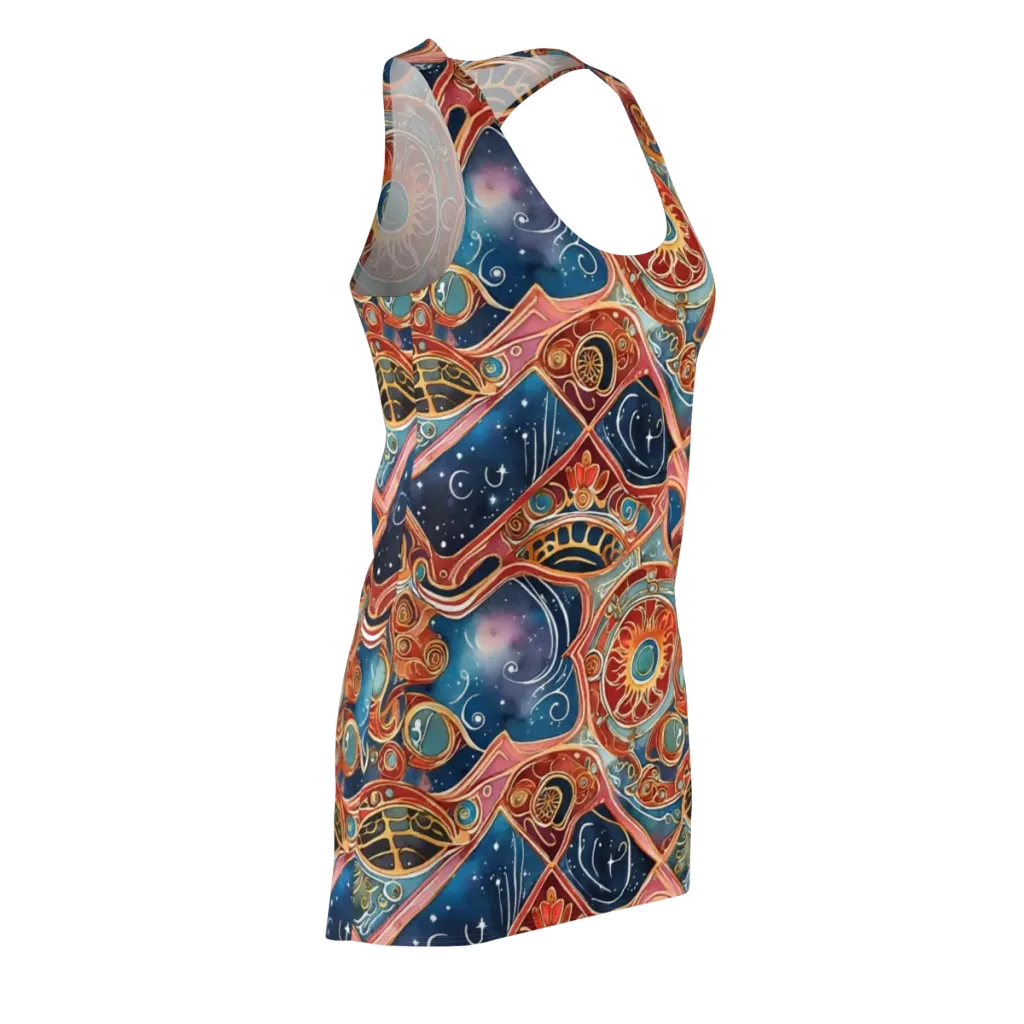 Celestial Filigree on Racerback Dress — Front Side