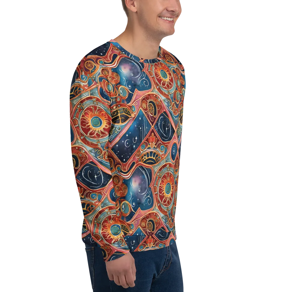 Celestial Filigree on Sweatshirt — Right Front