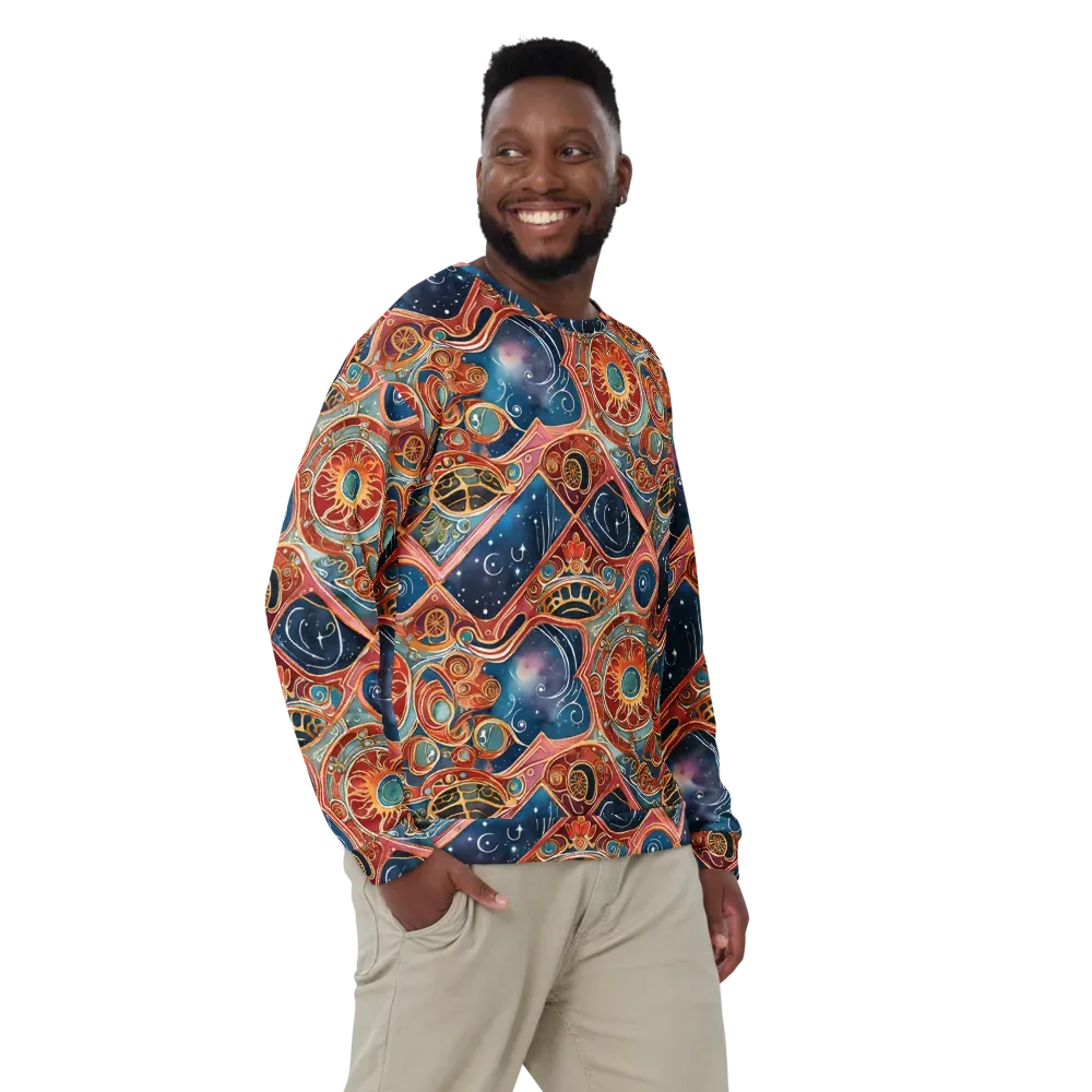 Celestial Filigree on Sweatshirt — Front