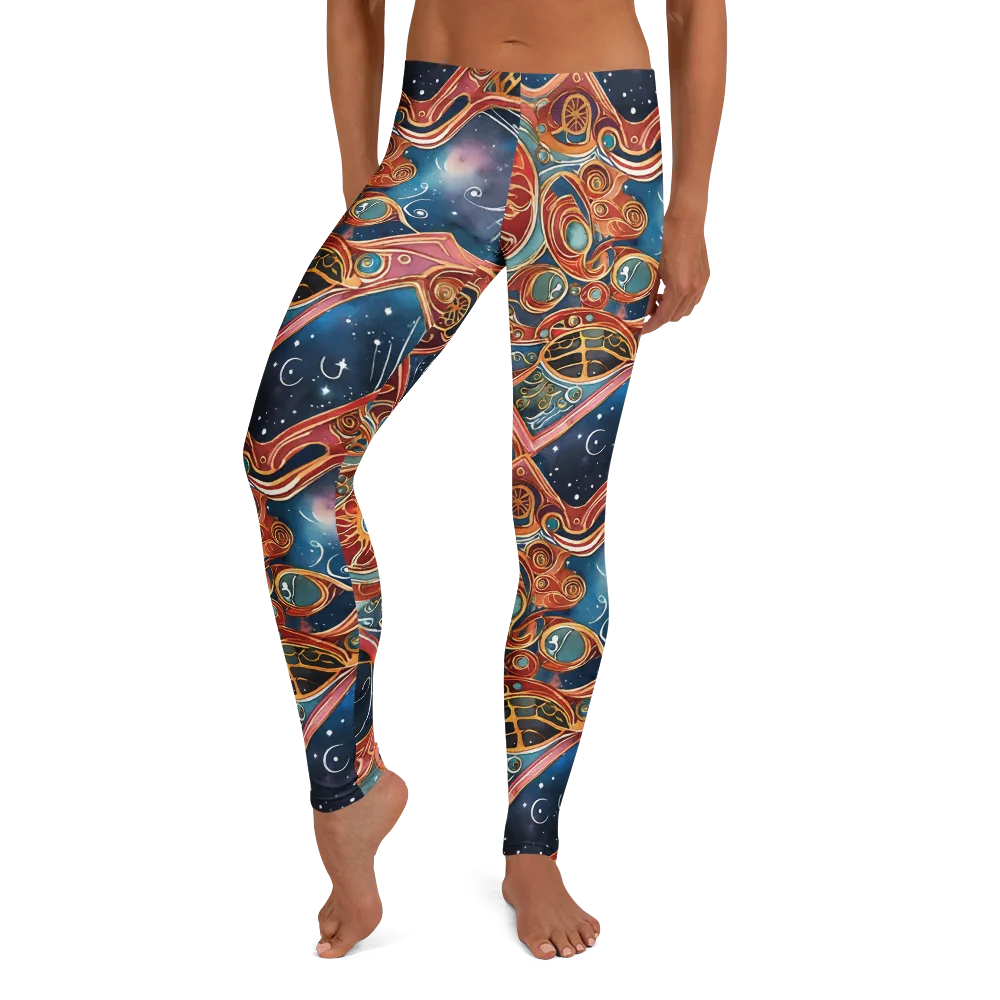 Celestial Filigree on Leggings — Front