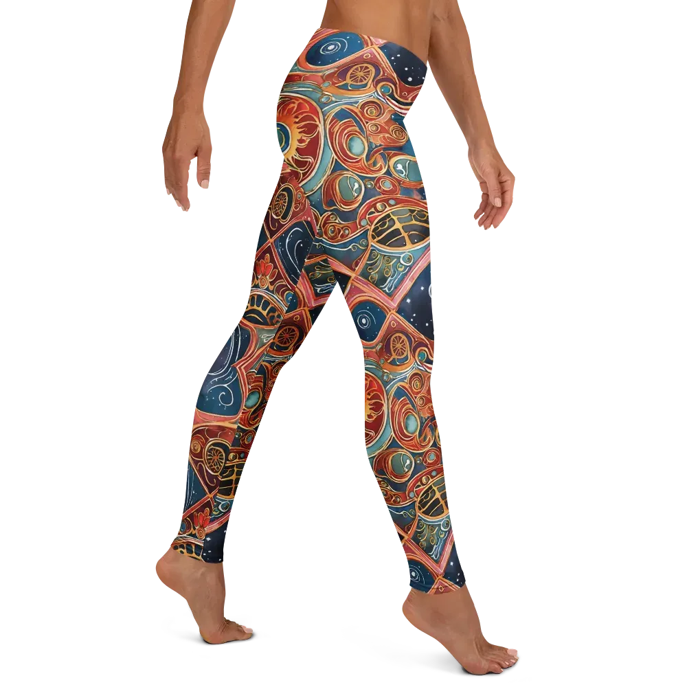 Celestial Filigree on Leggings — Right