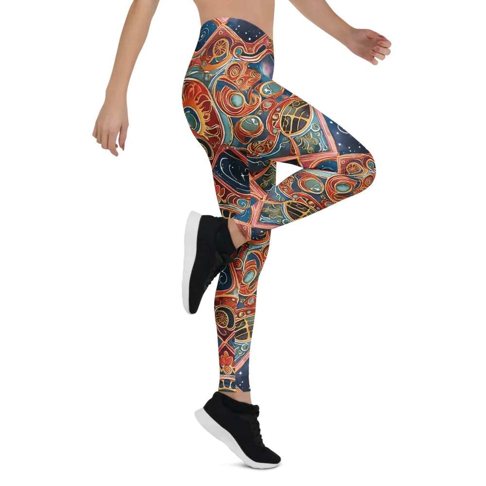 Celestial Filigree on Leggings — Right