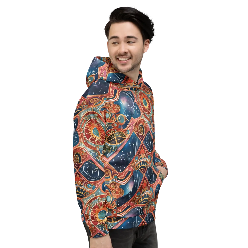 Celestial Filigree on Hoodie — Right