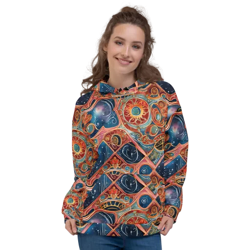 Celestial Filigree on a Hoodie