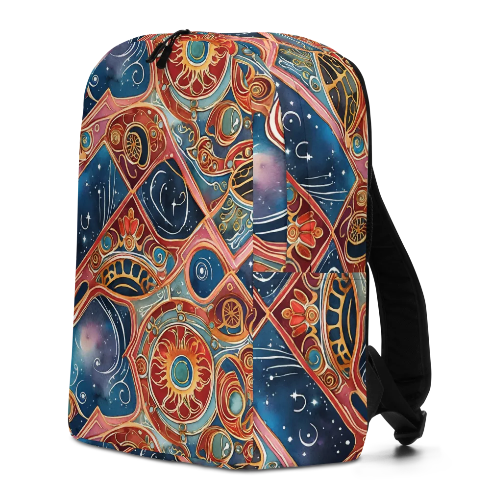 Celestial Filigree on Minimalist Backpack — Left