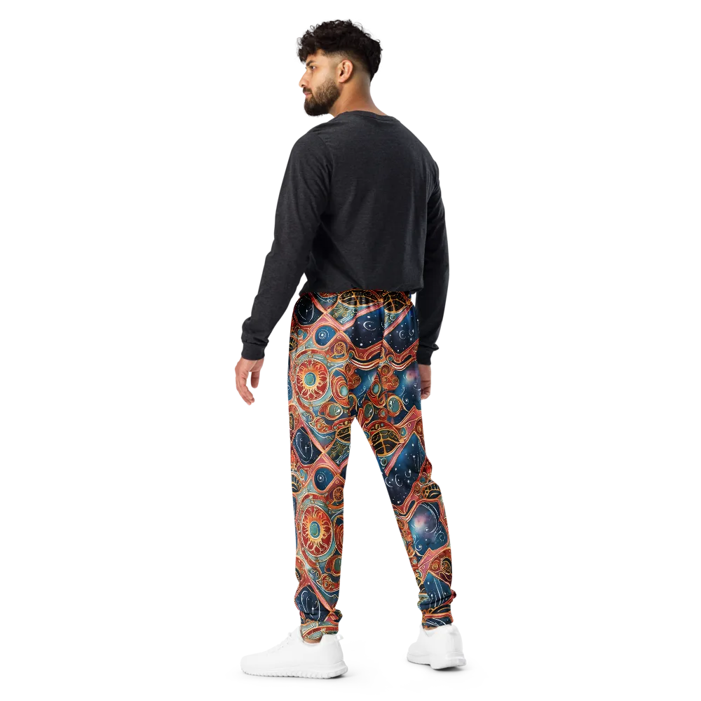 Celestial Filigree on Men's Joggers — Back