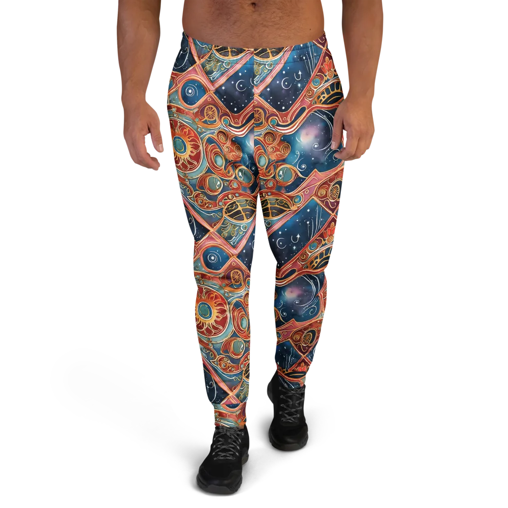 Celestial Filigree on Men's Joggers — Front