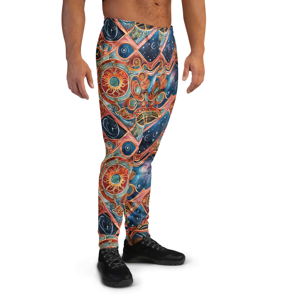 Celestial Filigree on Men's Joggers — Right