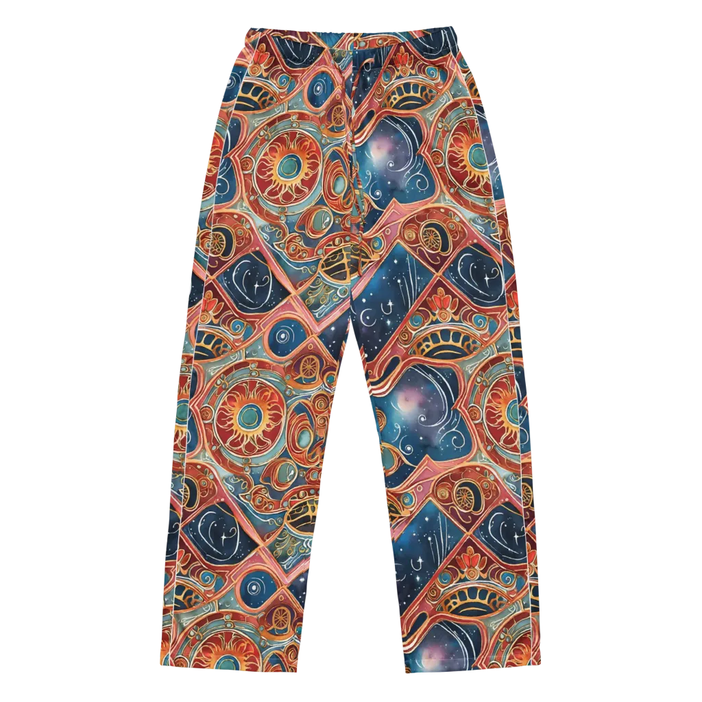 Celestial Filigree on Women's Pajama Pants — Front