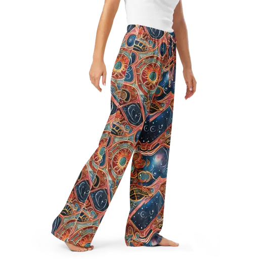 Celestial Filigree on a Women's Pajama Pants