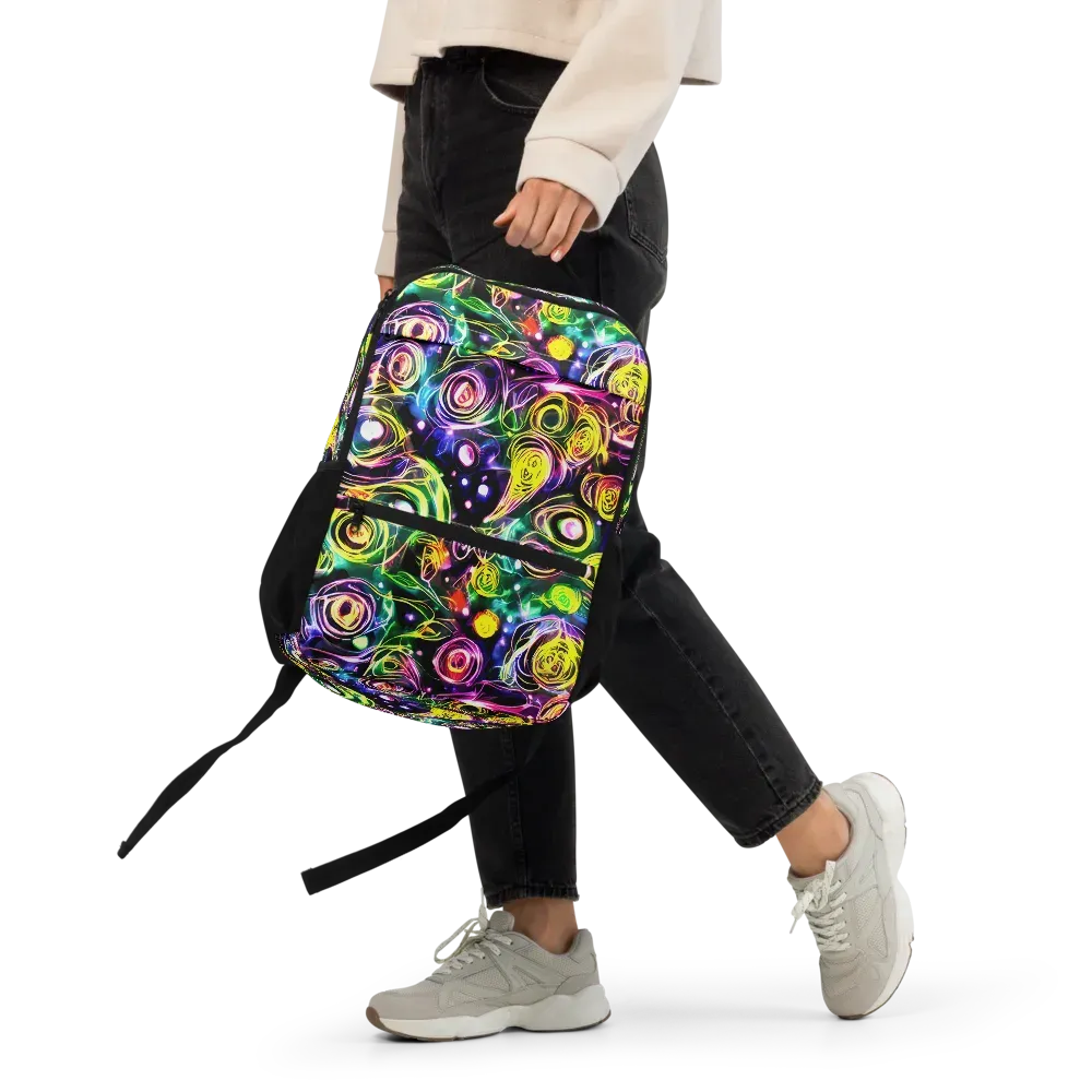 Electric Rosarium on Utility Backpack — Front